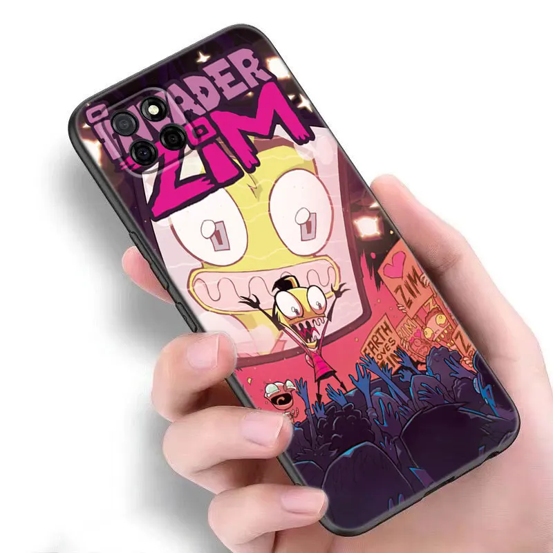 Фото Мультяшный чехол Invader Zim для Samsung A13 A22 A24 A32 4G A14 A23 A25 A34 A52S A53 A54 A73 5G A11 A12 A31 A33 A50 A51 A70 A71 A72 №2