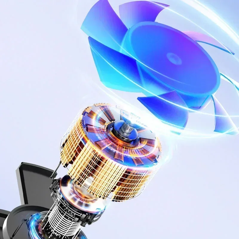 Phone Radiator Air-cooled Magnetic Low Noise Cooling Fan for Phone Tablet PUGB Genshin Game Fast Cooling