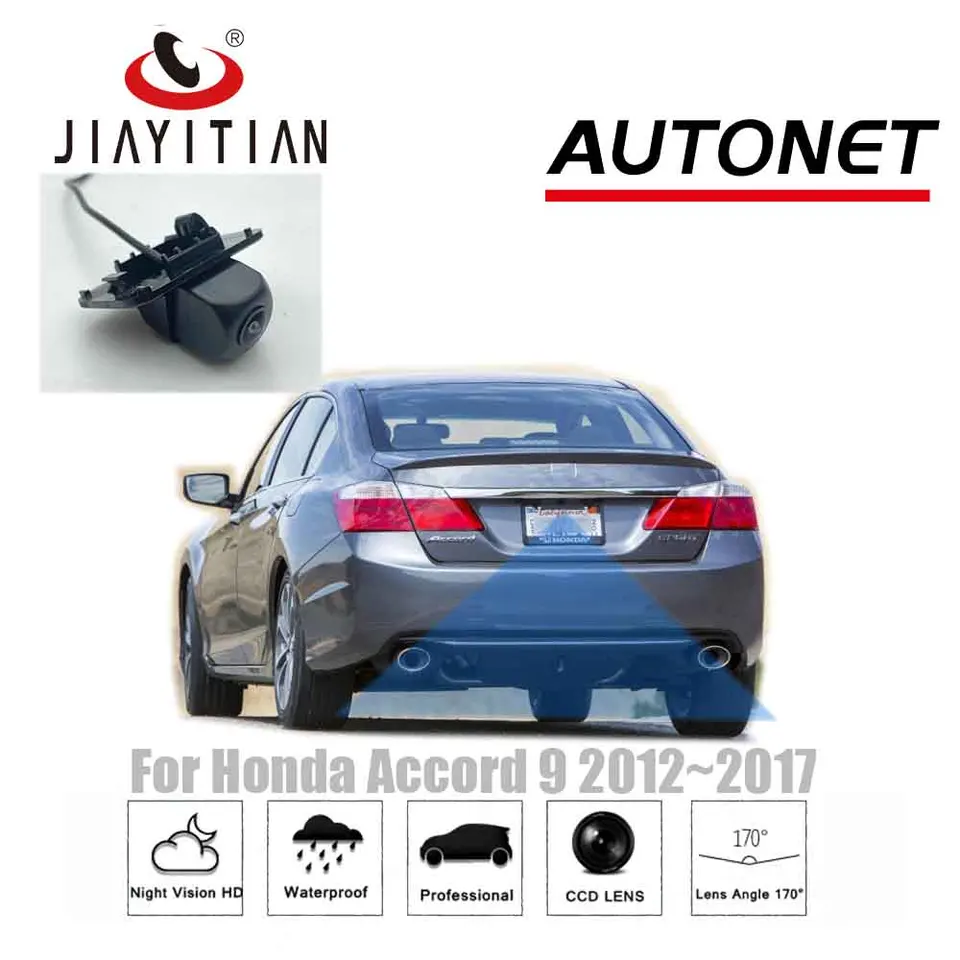 Telecamera Posteriore Per Retromarcia Multiangolo Per Honda Accord Sedan EX-L 2014-2015-2016-2017, Sostitutivo OEM 39530-T2A-A21