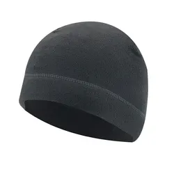 Unisex Polar Fleece Winter Warmth Windproof Beanie (Grey)