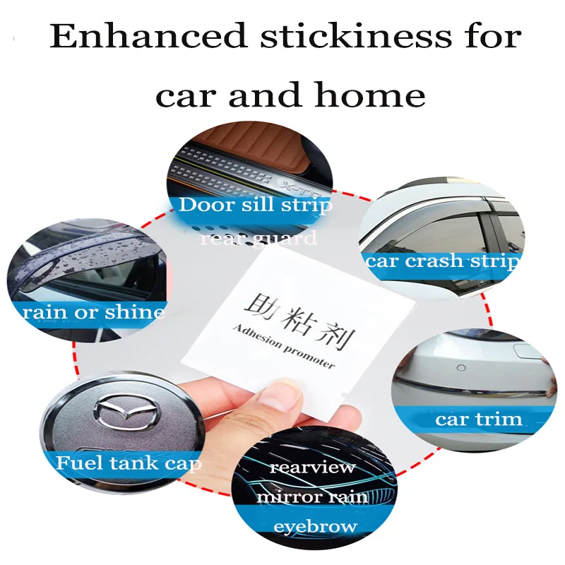 Strong Adhesion Promoter For Automotive Decorative Strips Strong Tackifier Car Vinyl Wrapping Strengthen Double Side Tape images - 6