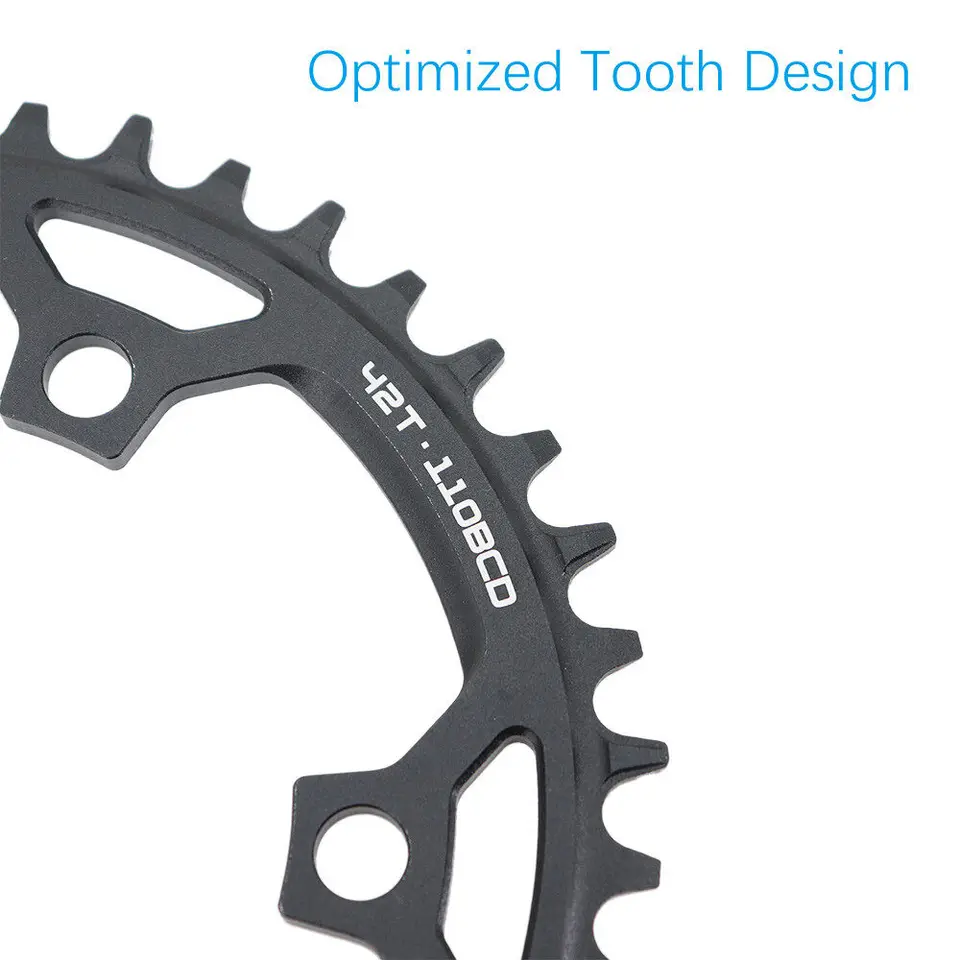 DECKAS ロードバイク 110BCD 5 ボルトナローワイドチェーンリング 36T