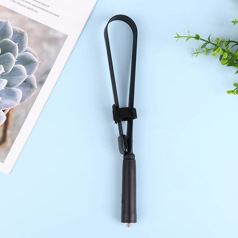 1Pc 47cm Foldable Antenna SMA-Female VHF UHF for UV-5R 9R 6R UV82 Walkie Talkie Radio Signal Boost Accessories
