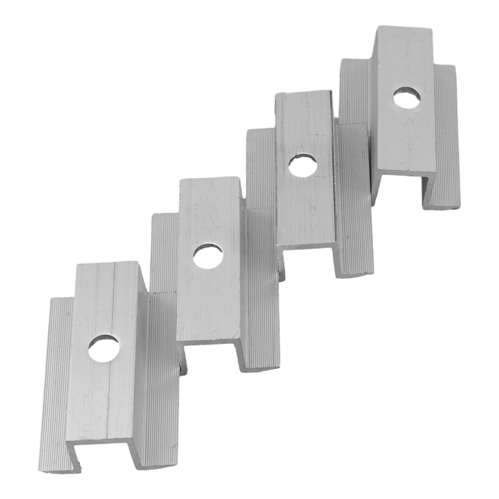 Solar Panel Mount Accessories 4/10Pcs Solar Middle Clamp PV For Frame Height 25-50mm Aluminum Alloy Photovoltaic Bracket Solar Panel Accessories Home Module