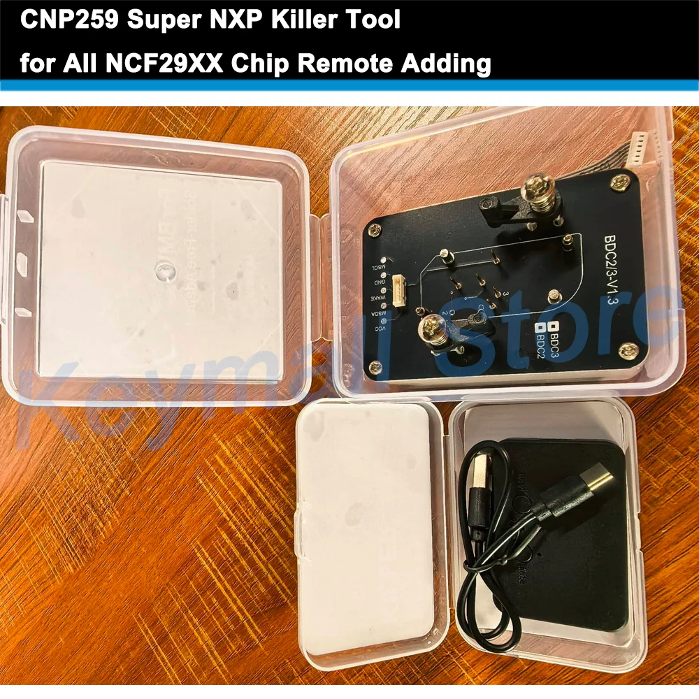 CNP259 Super NXP Killer Car Key Tool for All NXP NCF29XX Chip Smart Keys Clone Adding With BDC3 Adapter G Classis Base 1