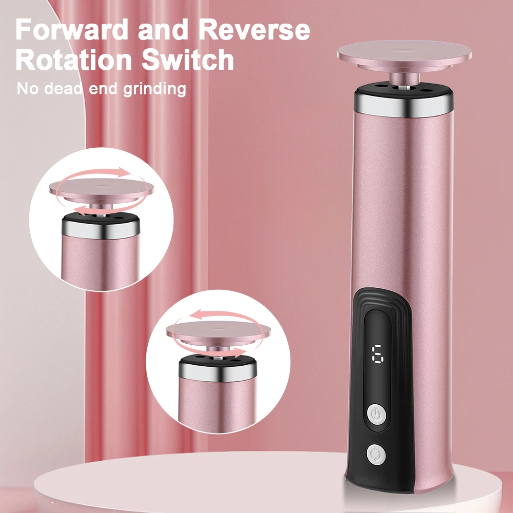 Wireless Electric Foot Callus Remover Grinder Rechargeable Pedicure Tool Dead Sk