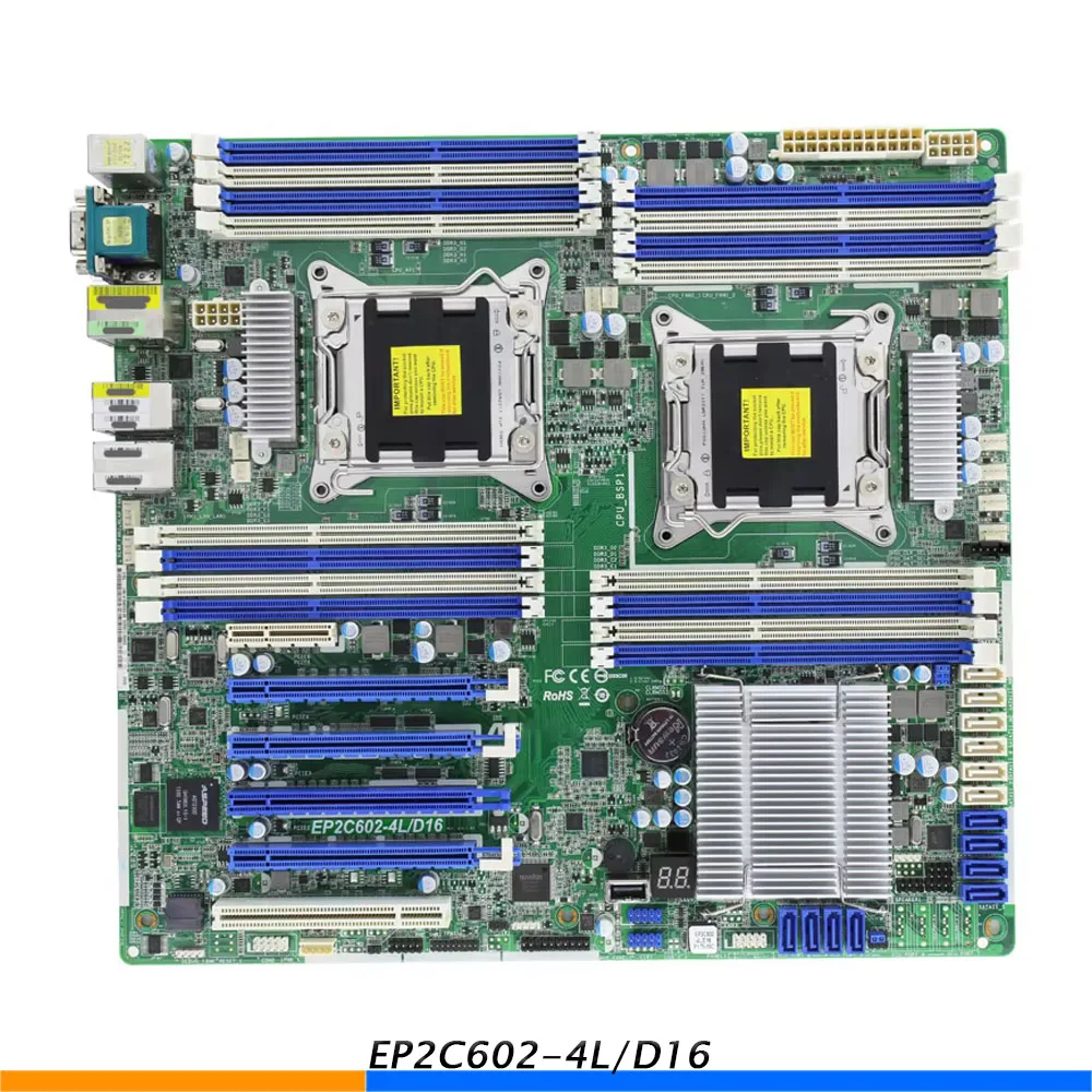 Two-Way Server Motherboard For AsRock EP2C602-4L/D16 LGA2011 Support Xeon 5-1600/2600/4600 V2 High Quality 3 Two-Way Server Motherboard For AsRock EP2C602-4L/D16 LGA2011 Support Xeon 5-1600/2600/4600 V2 High Quality