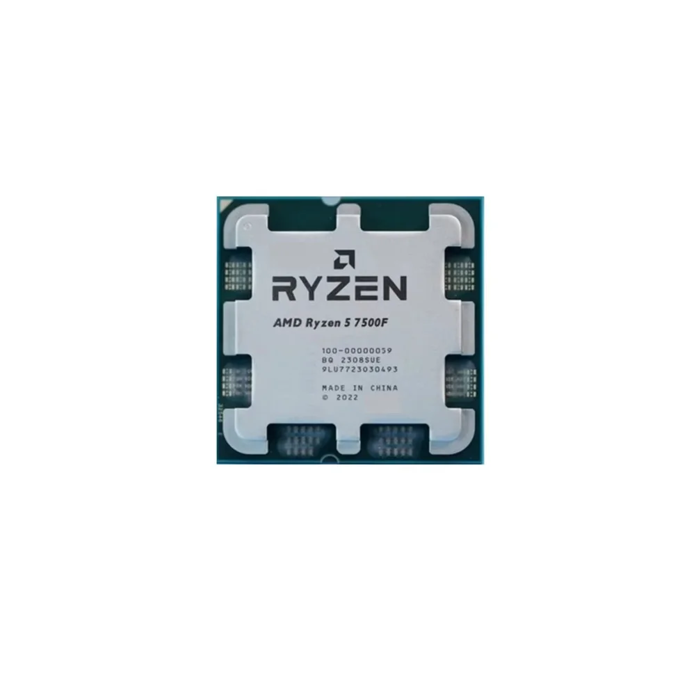 Ryzen 5 7500F R5-7500F 3.7GHz 6-Core 12-Thread CPU Processor 5NM L3=32M 100-000000597 Socket AM5 Without Cooler