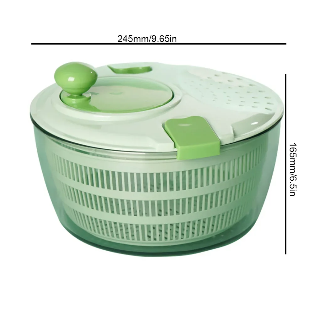 4L Vegetable Fruit Dehydrator Salad Drying Drain Basket Multifunction Food Drying Dehydrator Salad Dryer Tool Kitchen Supplies