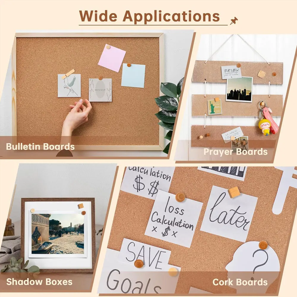 나무 압정핀 114개, 2가지 색상, 7가지 스타일, 장 나무 압정핀, 지도 표시용 압정핀.