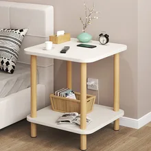 Pequena mobília de madeira quarto duplo pequeno armário simples mini pequena mesa de café móveis para casa quarto sala estar prateleira mesa