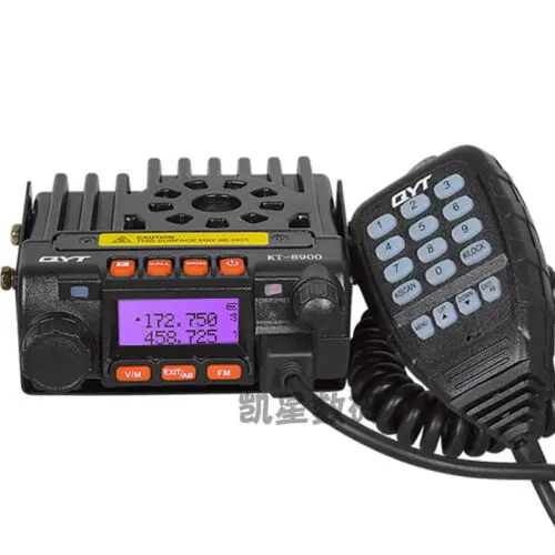 

QYT-KT8900 25W VHF UHF Mobile Radio Transceiver SET W/ Programming Cable Antenna