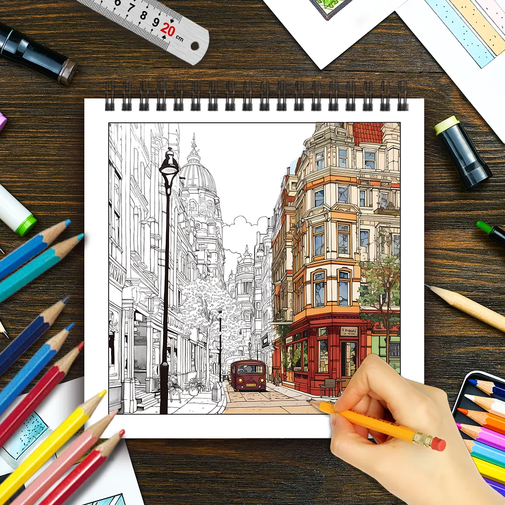 Women\'s Spiral Adult Coloring Book – 30 Sheets 3