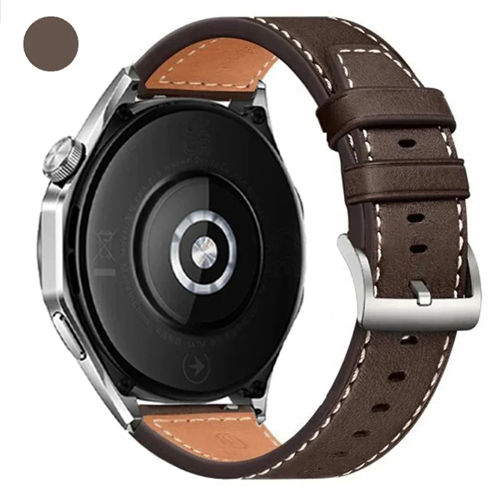 Premium Leather Watch Strap - 20mm/22mm - Elegant Replacement Band