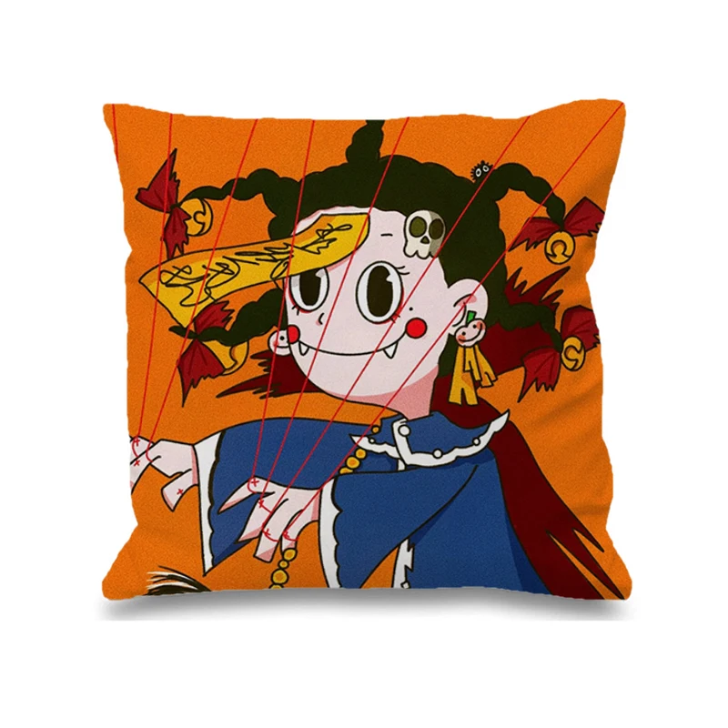

Mona the Vampire Cushions for Living Room Sleeping Pillows Car Sofa Cover Pillow Covers Decorative Cushion Short Plush 45x45cm