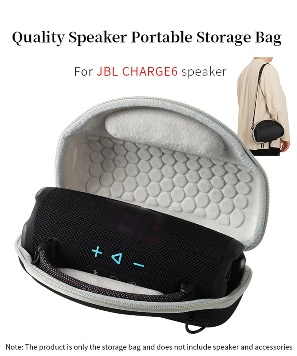Hard EVA Storage Case for JBL CHARGE6 Speaker Protect Box Charge 6 Audio Portable Travel Carrying Bag
