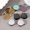 for Swelling Pressure Earrings Non Piercing Earrings Stainless Steel Keloid Pressure Earrings Black Color Jewelry Accessories 6