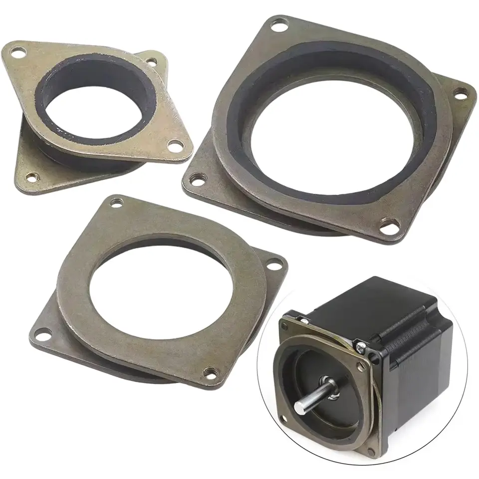 2Pcs Bronze Rubber Metal Vibration Damper for Nema 17 23 Stepper Motor 42 57 Shock Absorber Noise Reduction CNC 3D Printer image 1