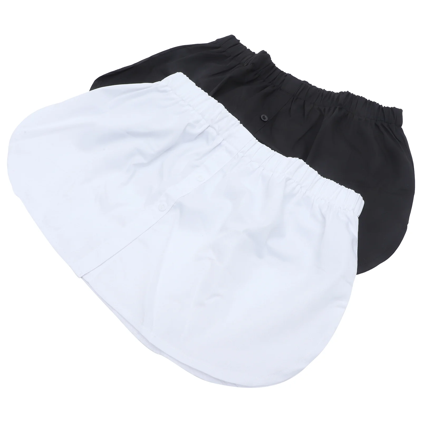 2 Pcs Wild All-Match Fake Hem Women's Sweaters Layering Shirt Extender Acetate Tops Extenders