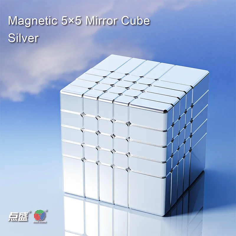 [JudyCube] Diansheng 5x5 미러 큐브 마그네틱 매직 스피드 큐브 Fidget Toys DianSheng Mirror 5X5 Cubo Magico 퍼즐