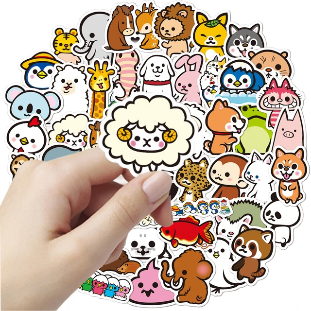 Cute Japanese Stickers Kawaii  Japanese Stickers Stationery - 50pcs Cute  Kawaii - Aliexpress
