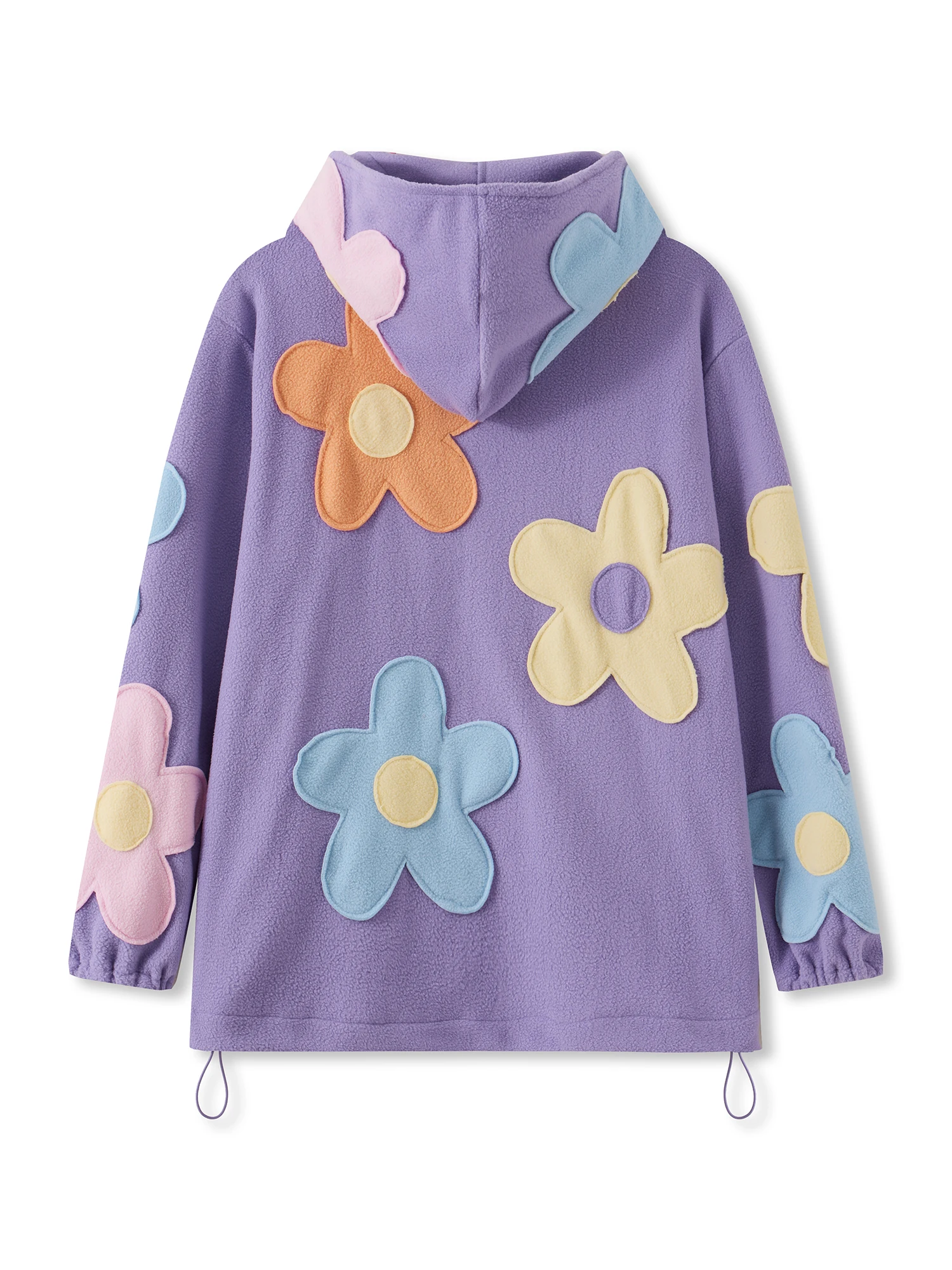 Women s Pullover Hoodies Casual Long Sleeve Color Block Sweatshirts Winter Tops with Drawstring Hood