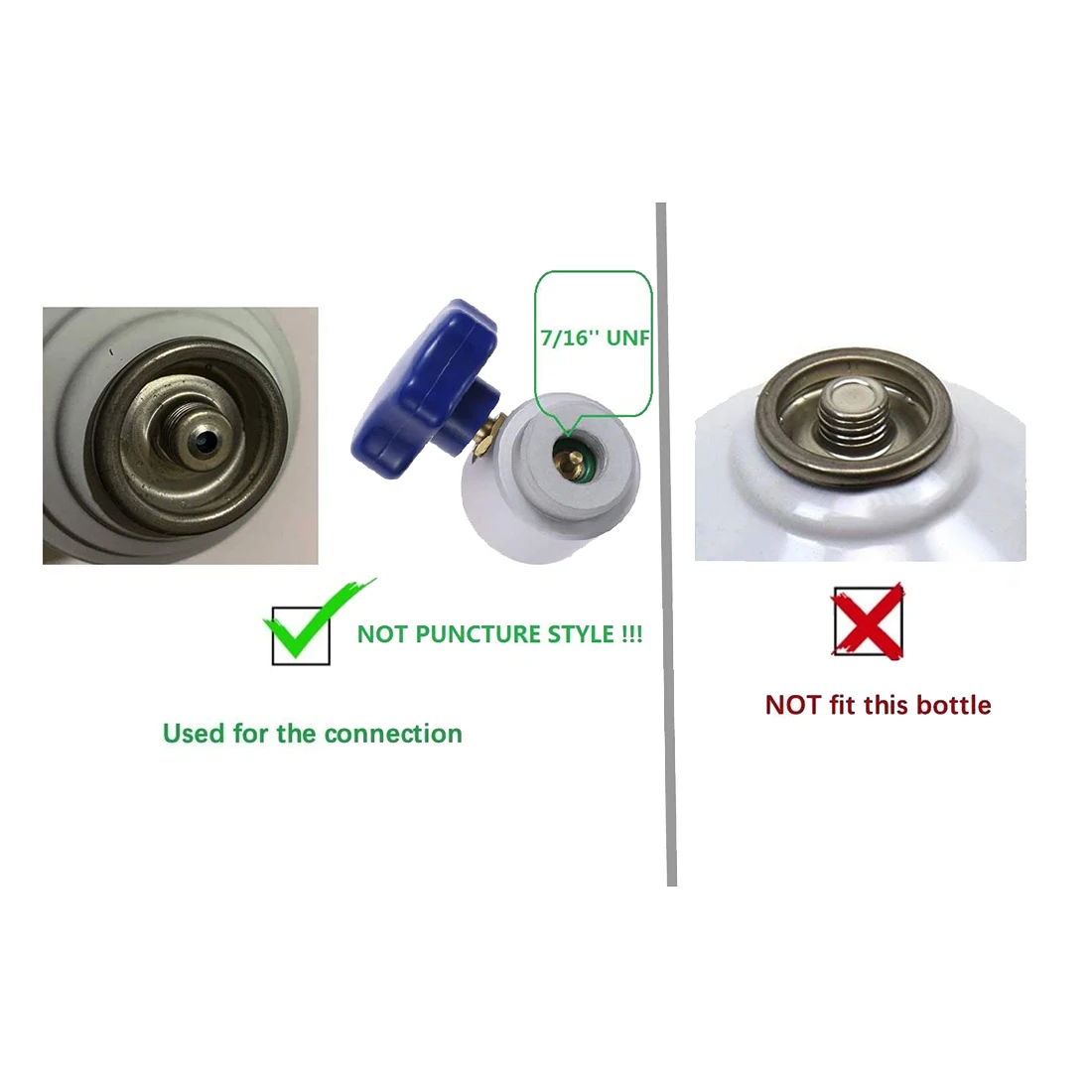  Ŵ R134A AC ø, 7 / 16-28 UNF  , 1/4 ġ SAE x 1/2 ġ  