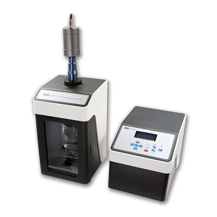 

Newest model FS-600N Ultrasonic Homogenizer Sonicator Processor Cell Disruptor Mixer 600W 20KHZ 20ml-600ml CE ISO db