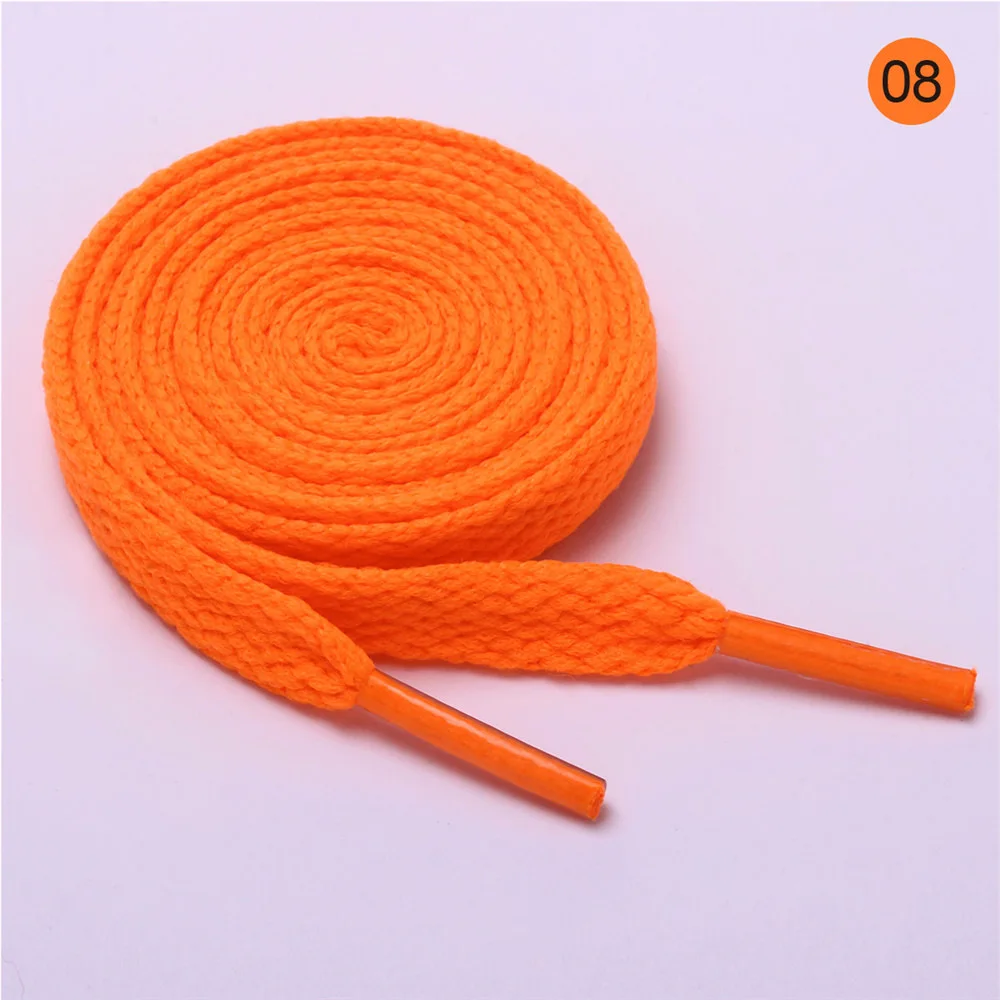 Vibrant Collection of Flat Shoelaces for Sneakers - 26 Color Options