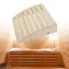 Wooden Sauna Headrest Head Support Sauna Supplies Accessories Practical Wooden Neck Pillow for Sofa Sauna Room Bathroom Bedroom 3