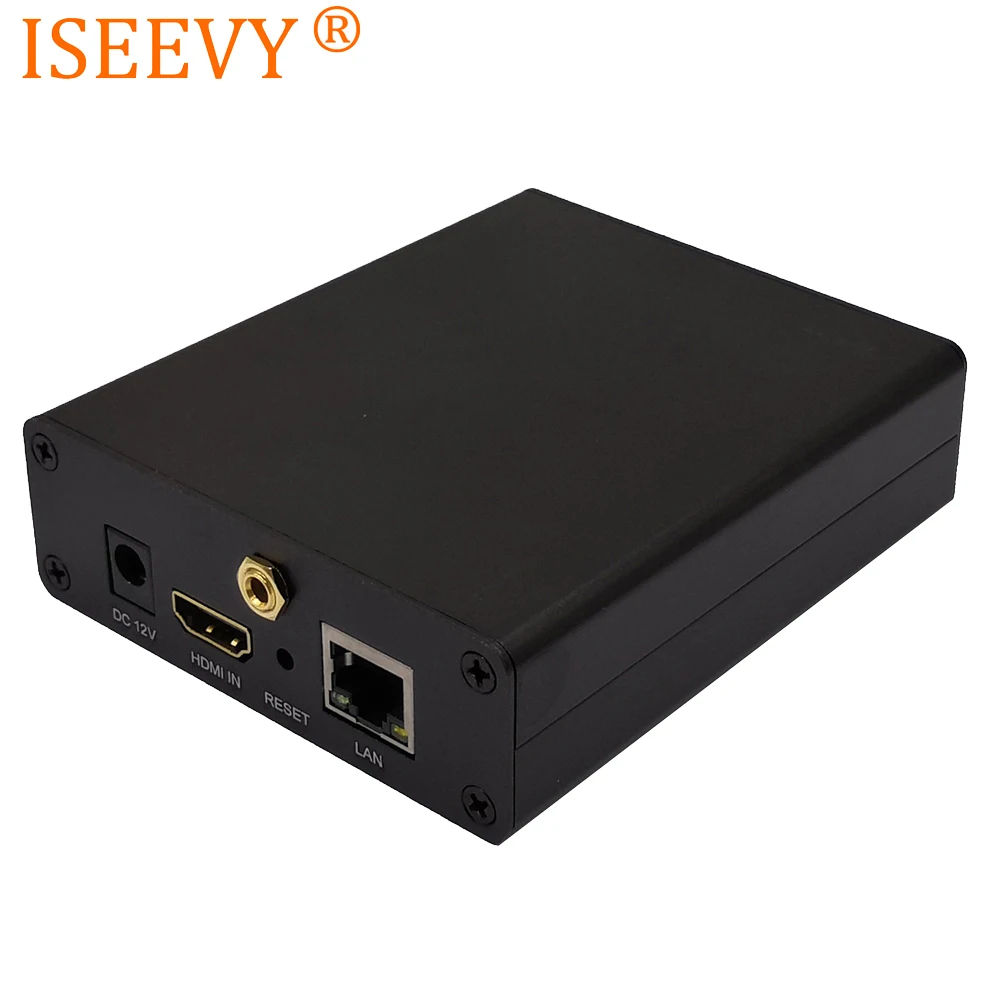ISEEVY Mini H.265 H.264 HDMI-совместимый энкодер для IPTV прямой трансляции поддержка RTMP RTMPS RTSP