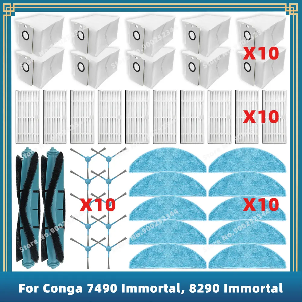 Repuesto Filtro Conga 7490 Filtro De Repuesto Para Conga 7490 Para X-Treme Y Para Modelos Filtro Para Robot Aspirador Cecotec