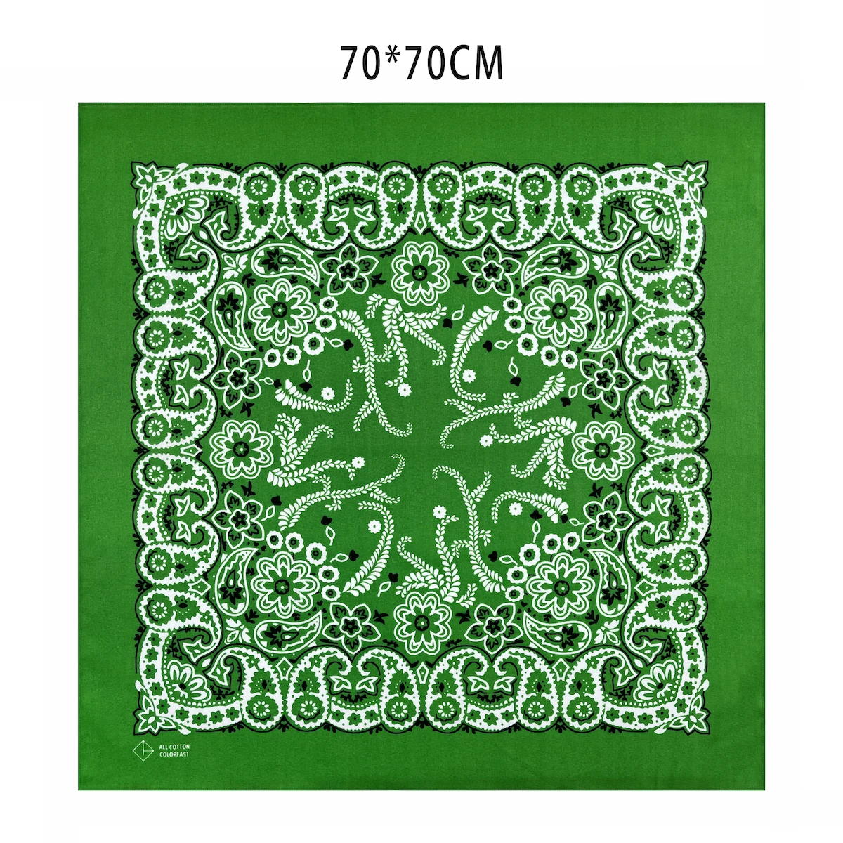 Cycling Bandana Bandana Headscarf Cotton Bandana Camouflage Bandana Motorcycle Bandana Multifunctional Bandana Bandana Neck Cover 68*68cm Hip-Hop Paisley Skull For Men/Women