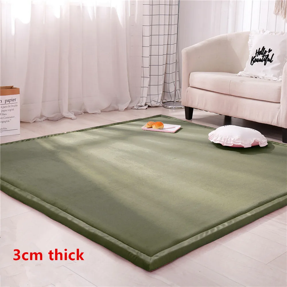 3cm Thickened Japanese Style Tatami Carpets Children Play Area Rugs Non-slip Kids Bedroom Crawling Floor Mat Baby Thick Tapetes 2