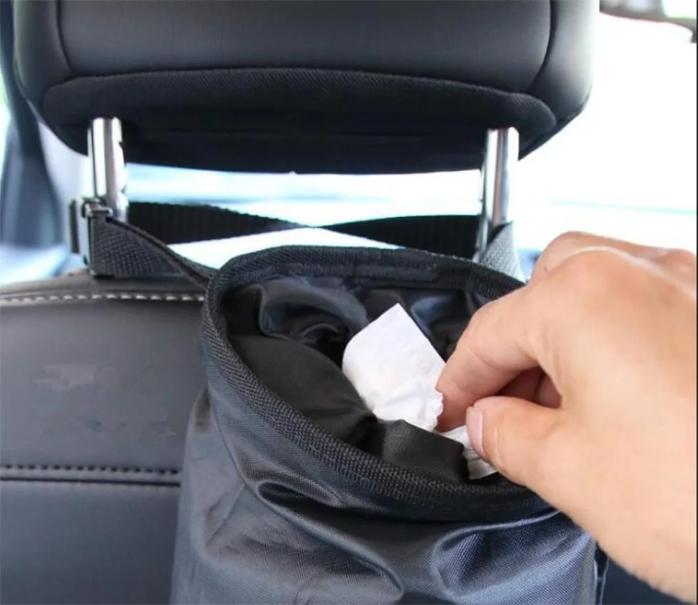 Car Storage Bag Car Trash Can Car Trash Bag Car Interior portable trash garbage bag Seat back storage box for Mazda 3 5 6 Protege5 MX-5 Miata CX-5 CX5 CX-7 3 6 2