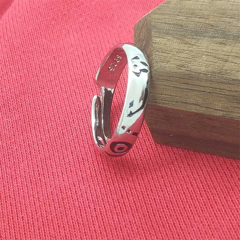 Anime Jujutsu Kaisen Itadori Yuji Ryomen Sukuna Cosplay Rings Metal Opening Adjustable Unisex Jewelry Prop Accessories Gift