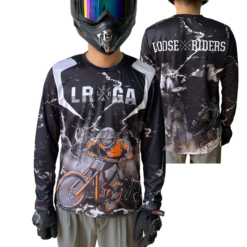 2026 루즈 라이더스 저지 DH 크로스컨트리 산악자전거 다운힐 저지 엔듀로 BMX 사이클링 저지 자전거 MTB 셔츠