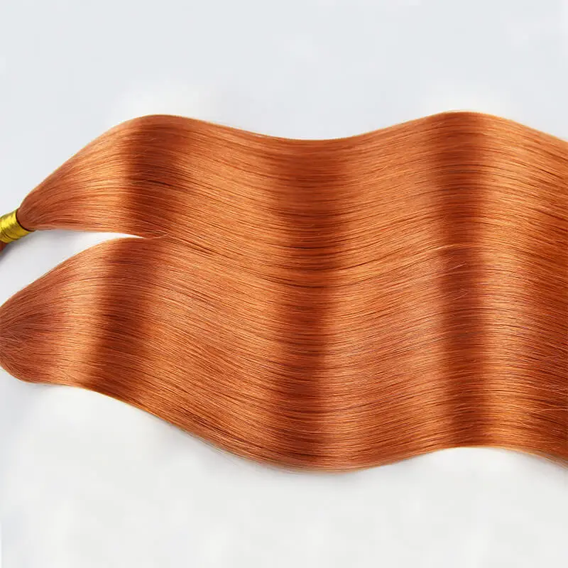 WXMY Human Braiding Hair Bulk No Weft Extensions 12-24Inch Real Human Hair Bulk For Braiding 100g/pcs Remy Straight Bundles #350