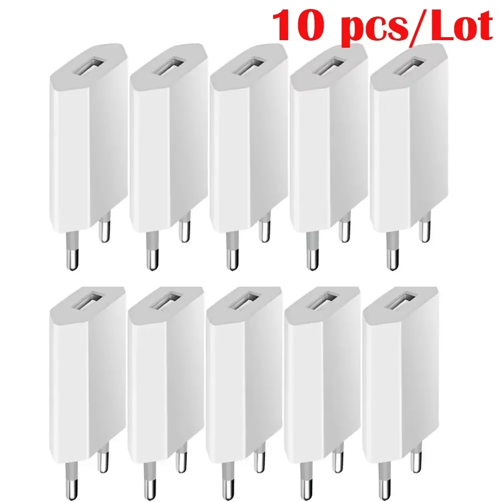 1-5Pcs Mini Universal 5V 1A EU Plug USB Wall Phone thumbnail 1