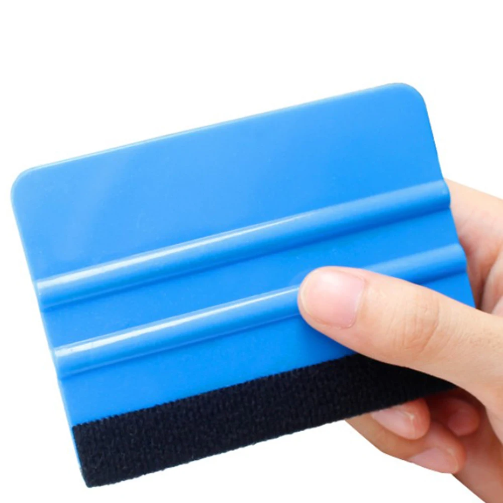 

1Pcs Car Decals Squeegee Felt Edge Scraper Car Decals Vinyl Wrapping Spatula Tool Felt Window Film Lights Film Scraper Tools