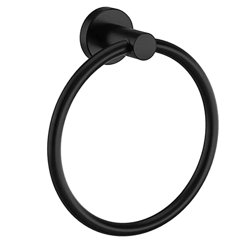 Round Towel Ring For Bathroom Towel Ring 304 Stainless Steel Hand Holder Heavy Duty Hanger For Bath, Kitchen