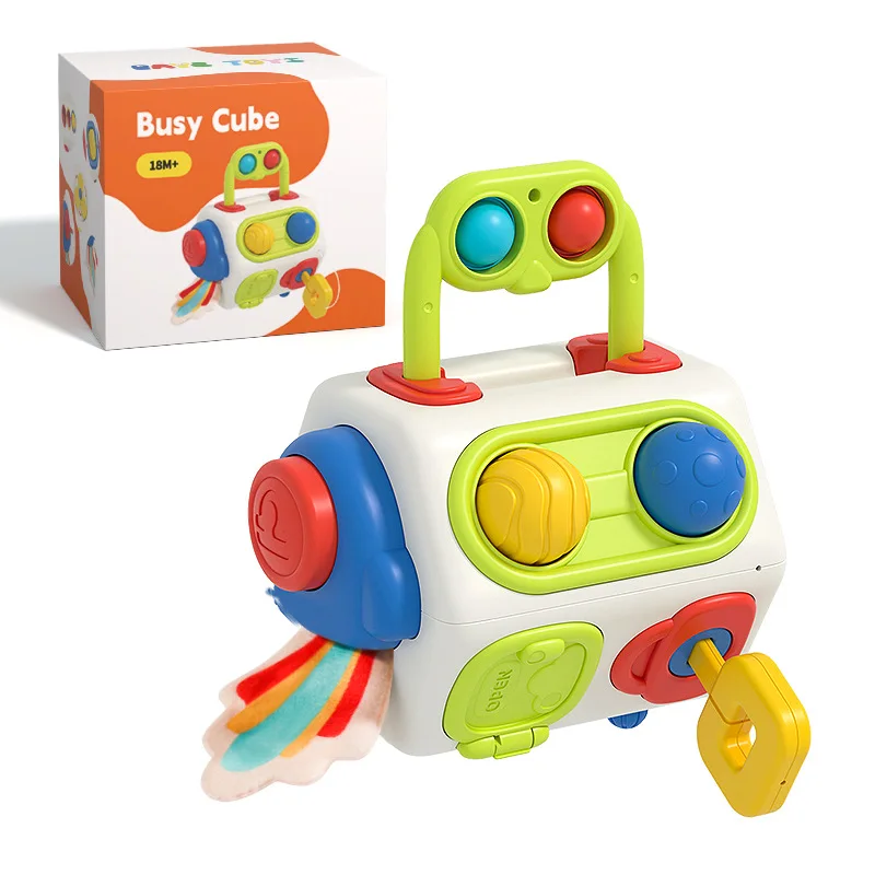 Montessori Busy Cube Toy 7