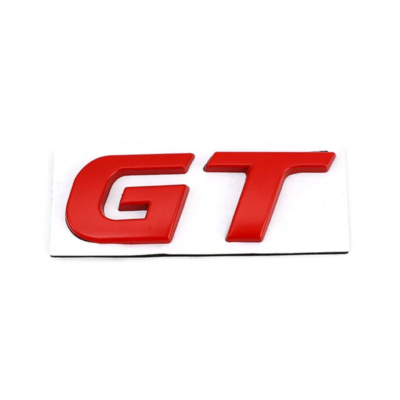 Автомобильная наклейка GT значок эмблема наклейки для Peugeot Hyundai BMW Ford Focus Mondeo KIA Forte