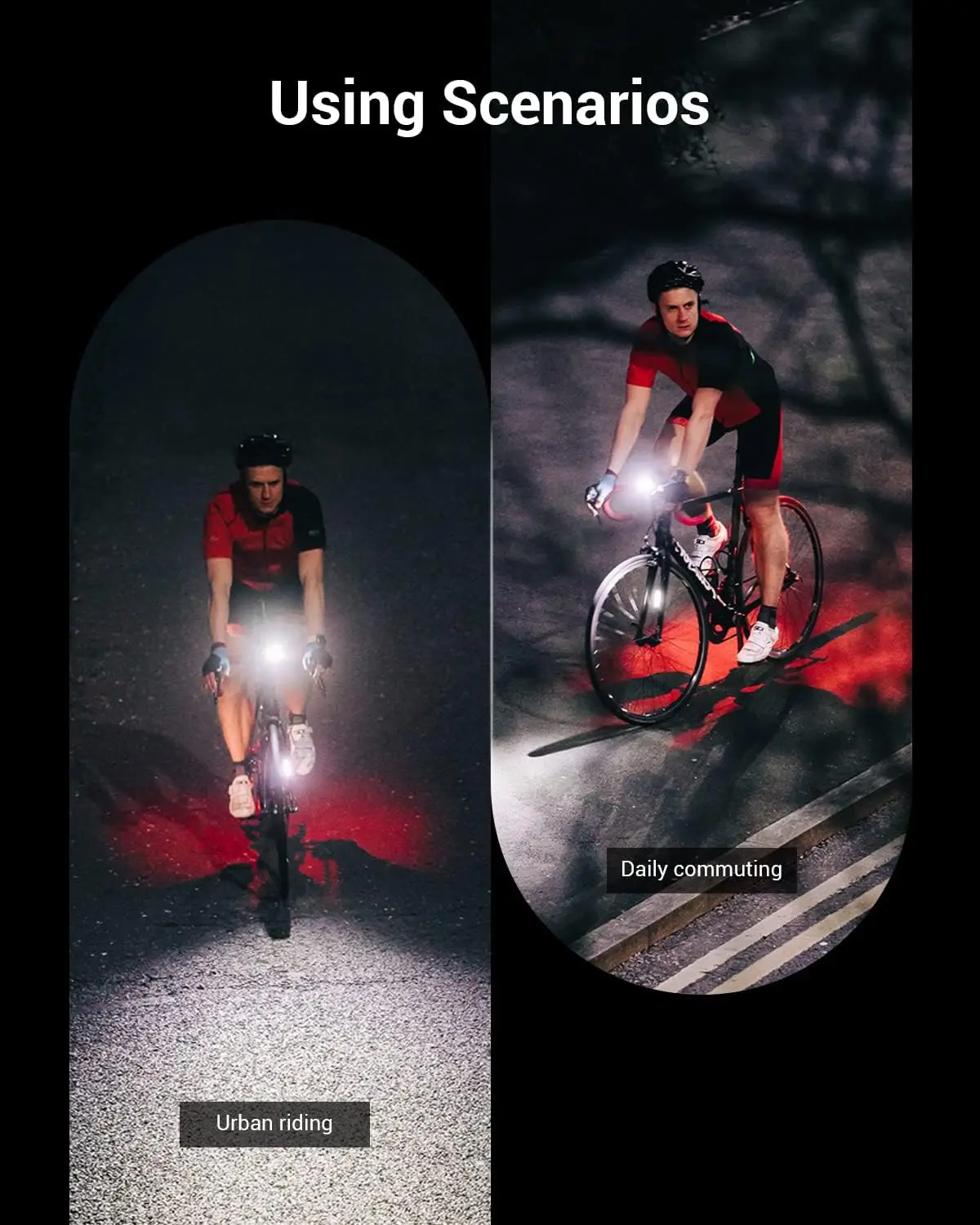 ALLTY 400 Road Bike Light, USB Type-C Rechargeable,Powerful Bike Headlight Compatible with: Mountain, Kids, Street