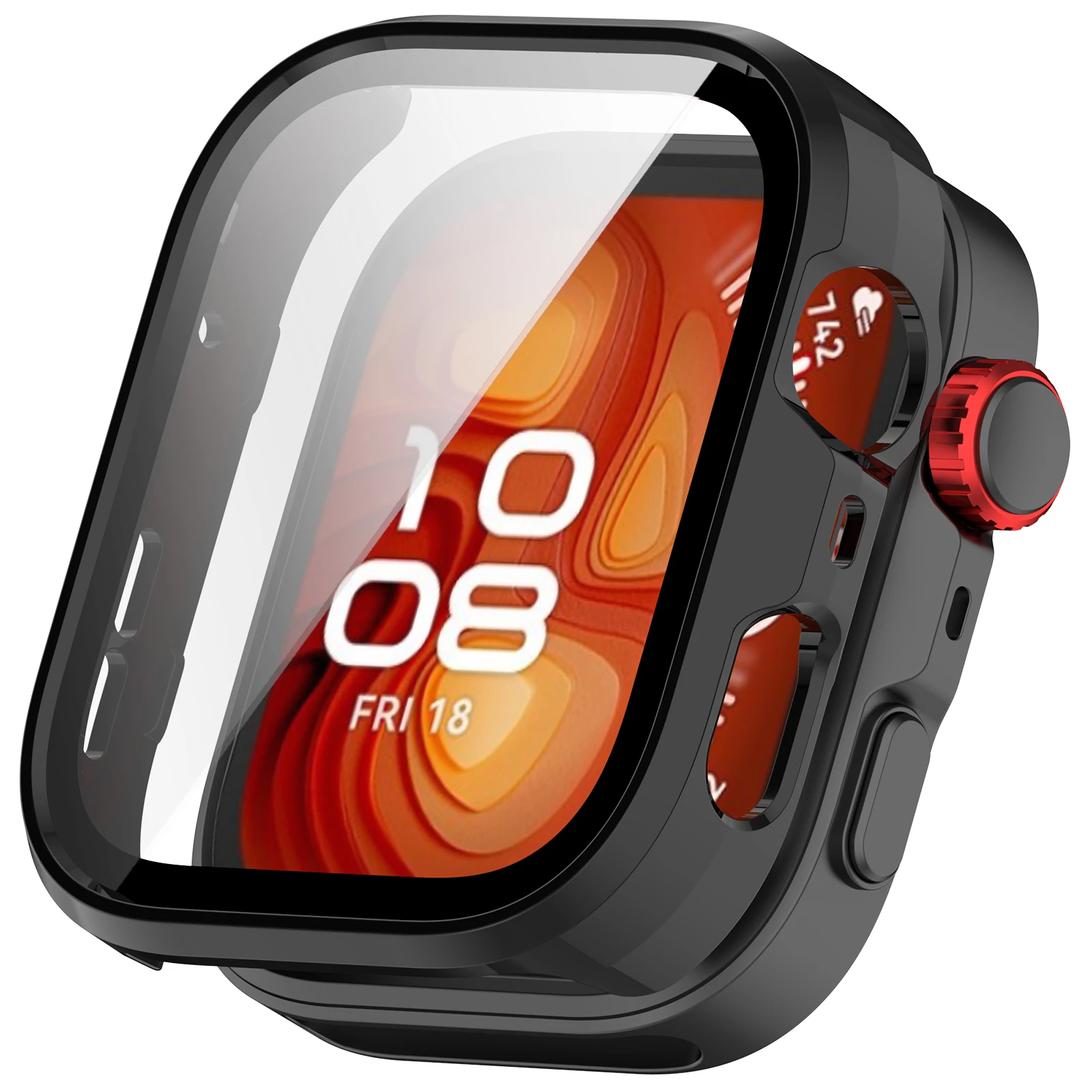 Tempered Glass+Case For Huawei watch Fit 4 Pro Accessories All-Around Protective Bumper Frame shell For huawei watch fit 4 Cover