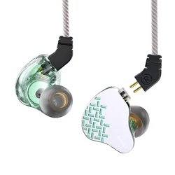 KBEAR Rosefinch 10mm Dual Diaphragm In Ear Monitor HiFi Dynamic Headphone OFC Wired Lark Earbud Earphone Music Sport Headset