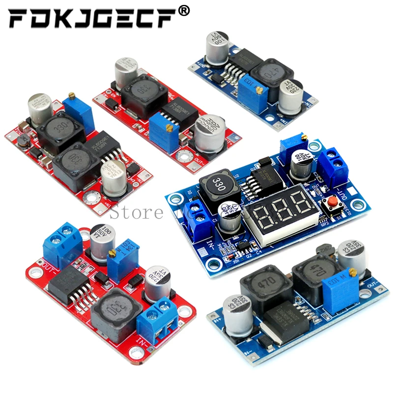 High-Performance Adjustable Boost Converter Power Supply Module with Low Ripple, 15W, 5-50V Output