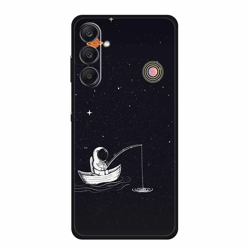 Cool Astronaut Space Soft Silicone TPU Phone Case