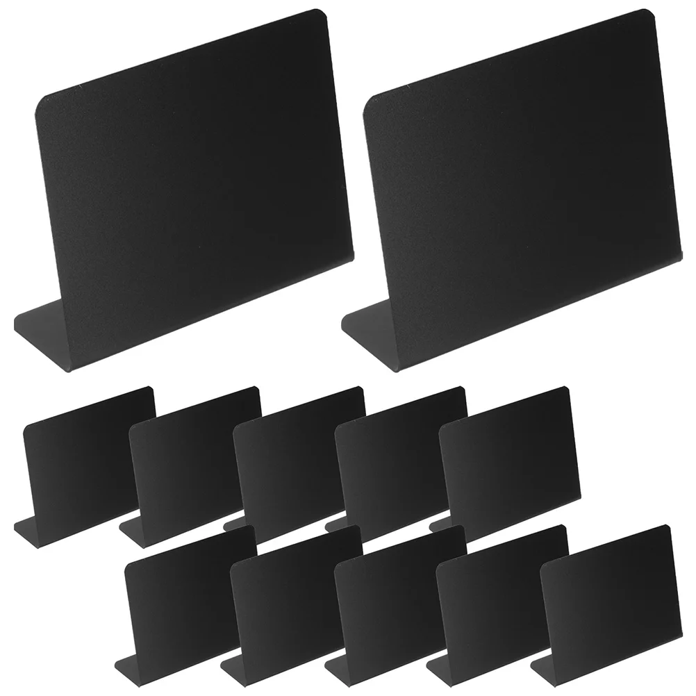 

12 Pcs Mini Blackboard Homedecor Desktop Signs Dining Table Light House Decorations for Display Blackboards Pvc Cartoon Drawing