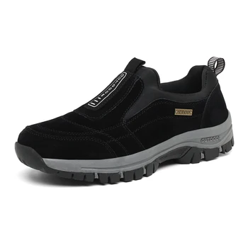 Men's non-slip casual sports shoes wear-resistant hiking shoes Outdoor 2025 fashion comfortable flat walking shoes for men 2